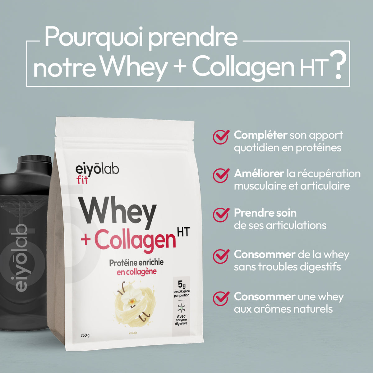 Whey + Collagen Doypack