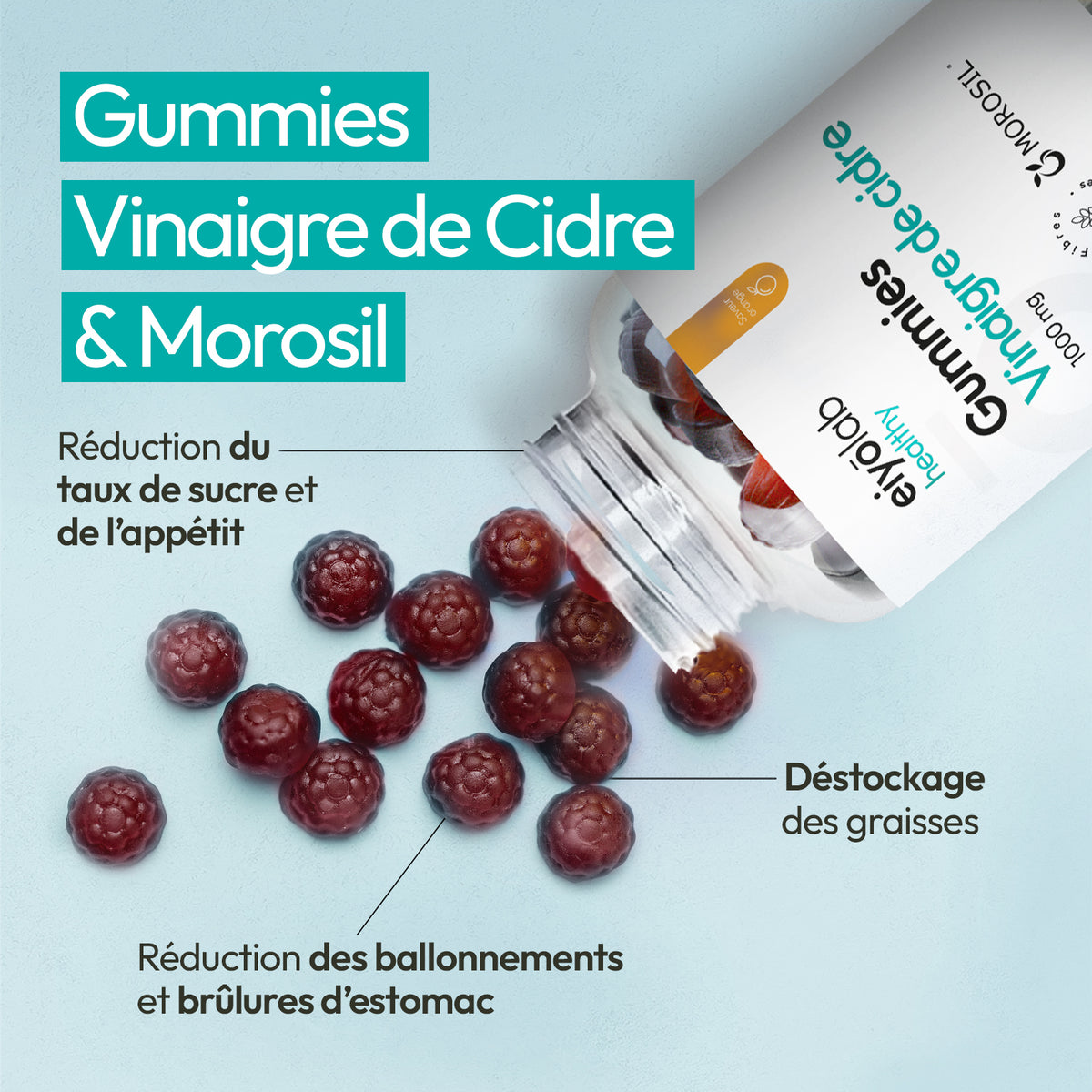 Gummies Vinaigre de cidre - Morosil®