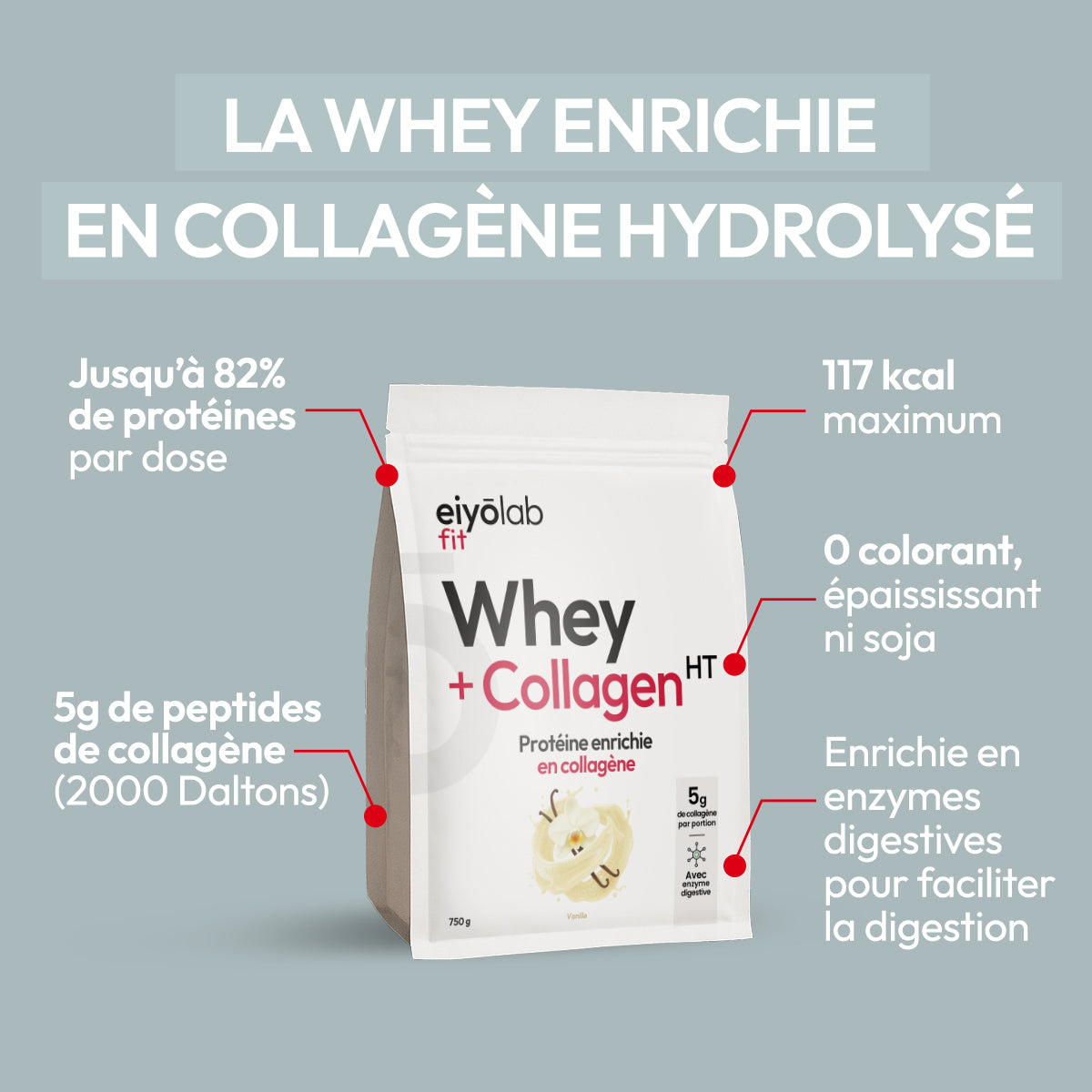 Whey + Collagen Doypack