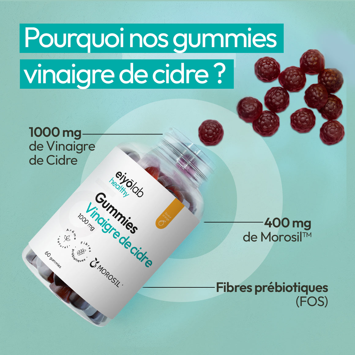 Gummies Vinaigre de cidre - Morosil®